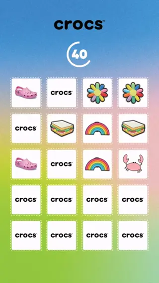 2D Memory Match branded card game — interactive game rental Malaysia
